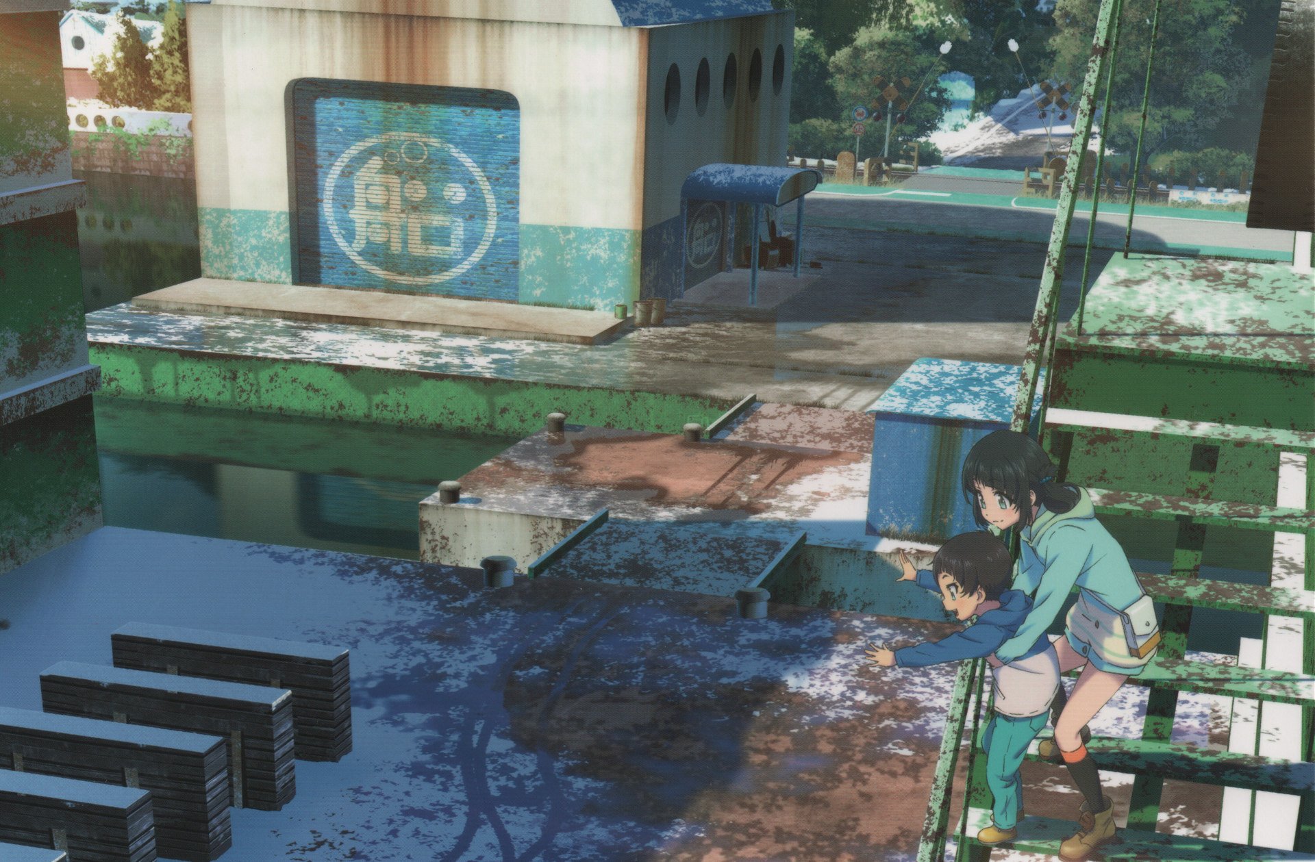 Download Akira Shiodome Miuna Shiodome Anime Nagi No Asukara HD Wallpaper