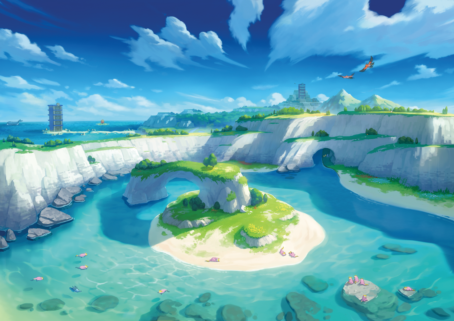 Gallery: Pokémon Sword And Shield Isle Of Armor - Glorious Key Art