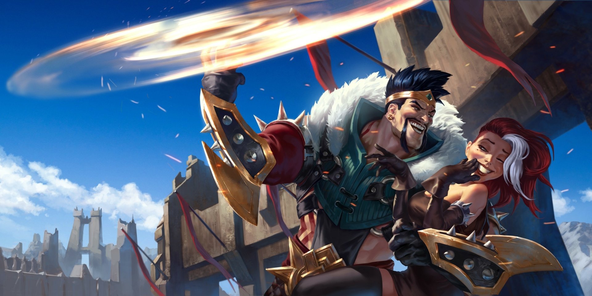 Download Draven (League Of Legends) Video Game Legends Of Runeterra HD Wallpaper by Claudiu-Antoniu Magherusan