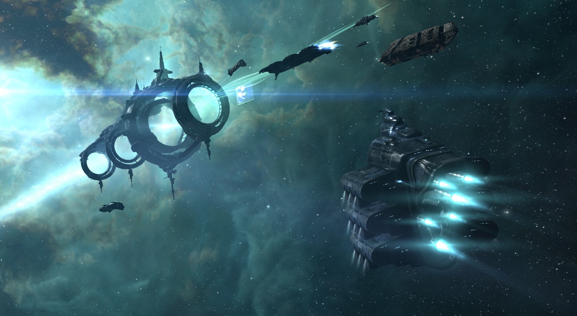 Download Spaceship Space Video Game EVE Online HD Wallpaper