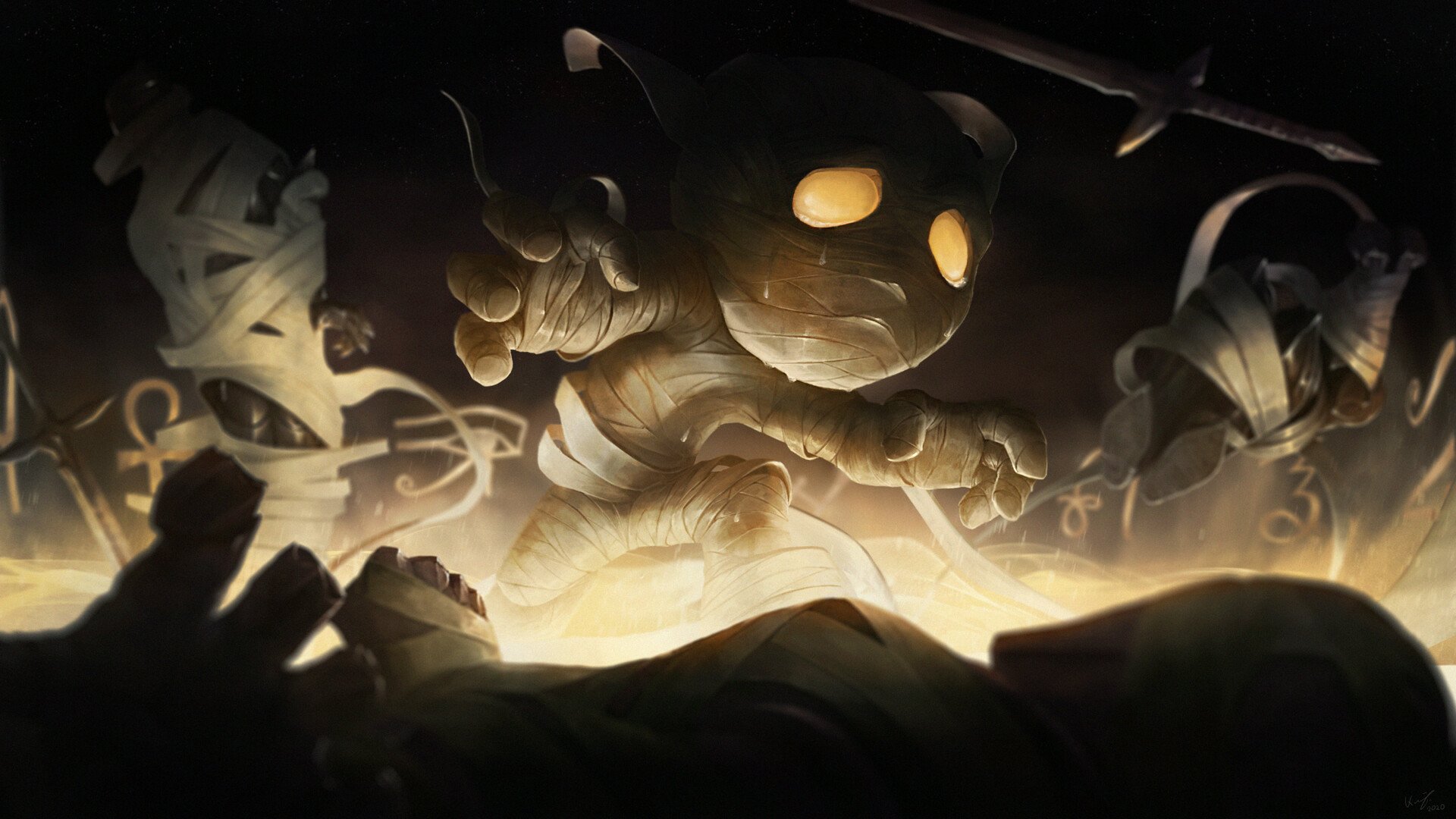Download Amumu (League Of Legends) Video Game League Of Legends HD Wallpaper by Ashot Avetisyan