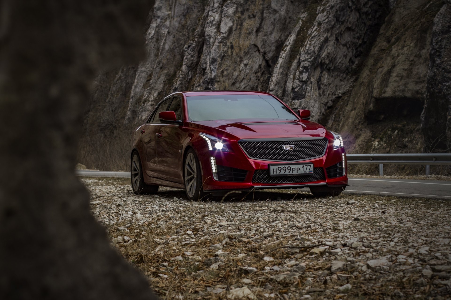 Download Car Cadillac Vehicle Cadillac CTS-V 4k Ultra HD Wallpaper