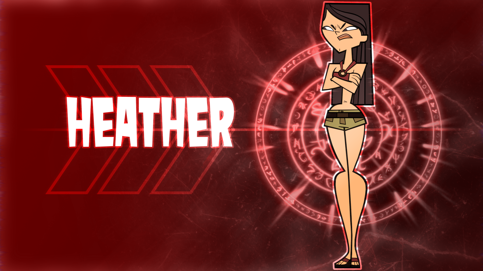 Heather (Red Background) by Lilothestitch