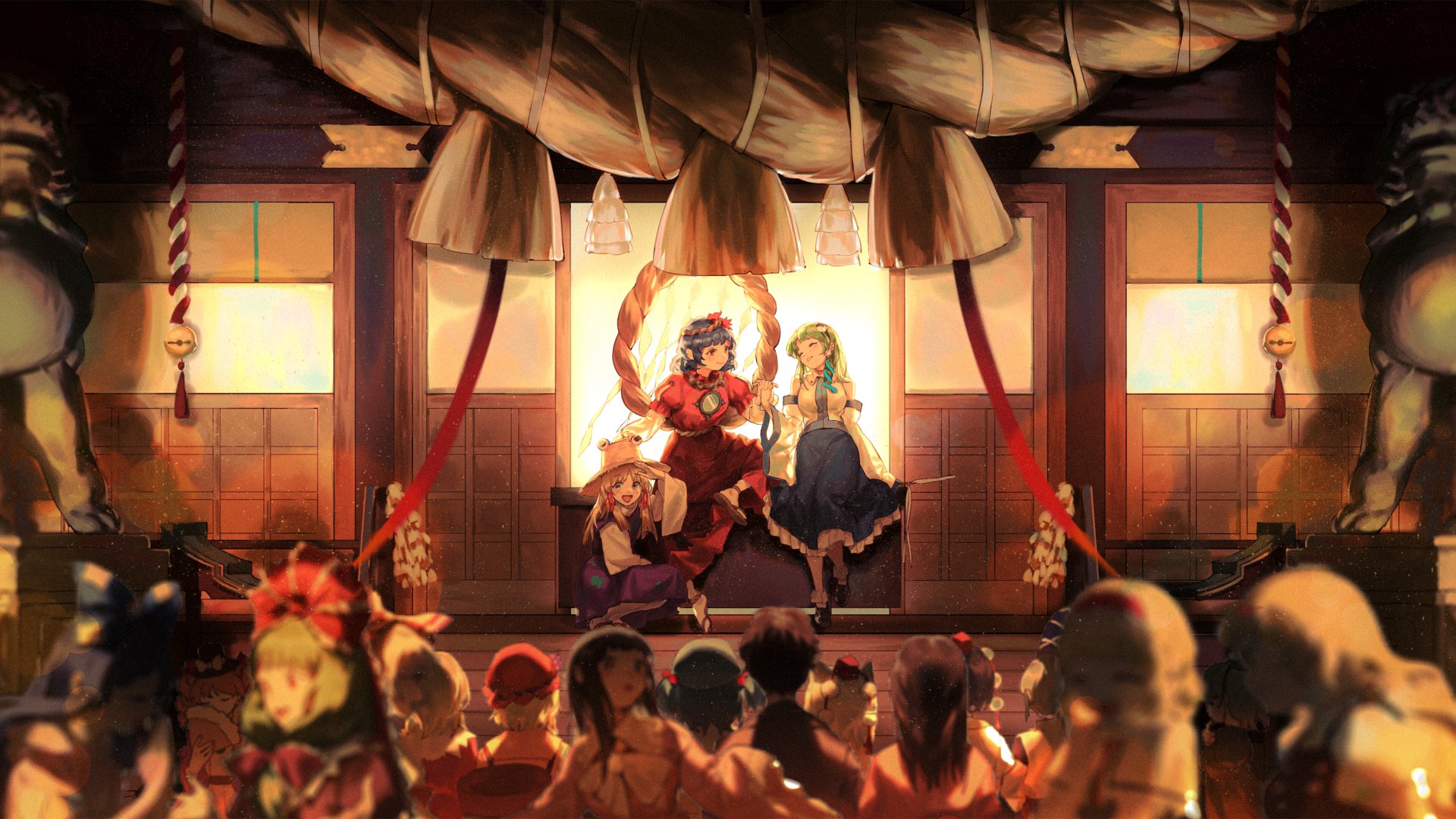 Download Anime Touhou 4k Ultra HD Wallpaper by 蠢嵐嵐嵐