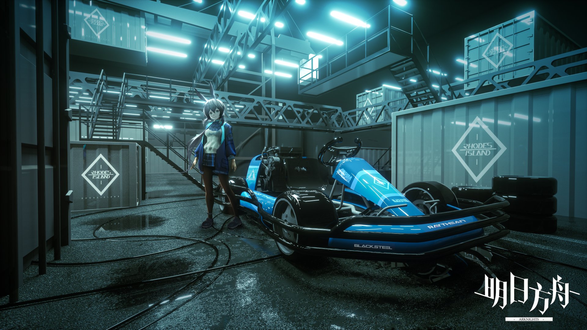 Download Amiya (Arknights) Car Video Game Arknights 4k Ultra HD Wallpaper by 洛子roko