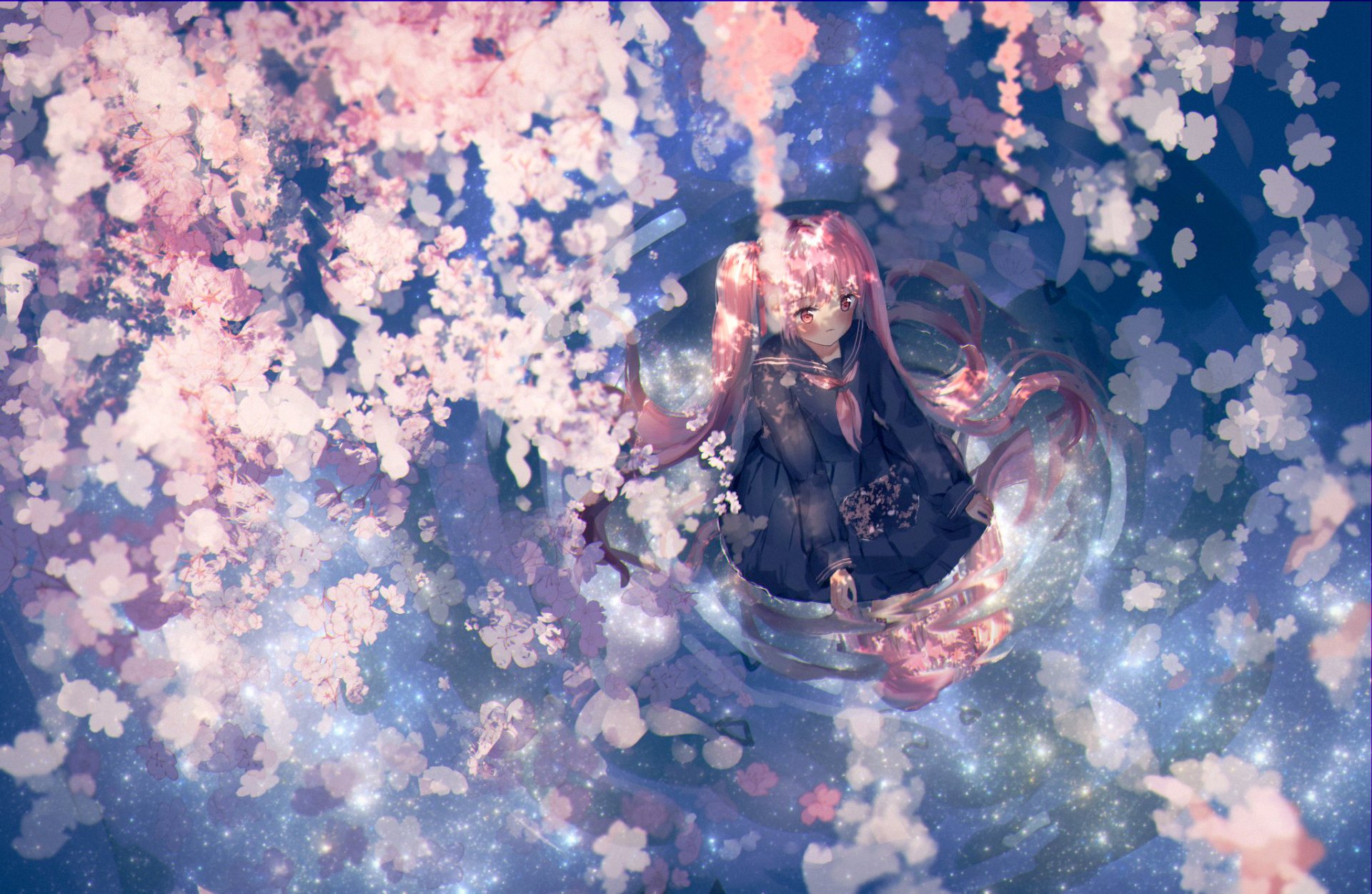 Sakura Miku Anime Wallpaper