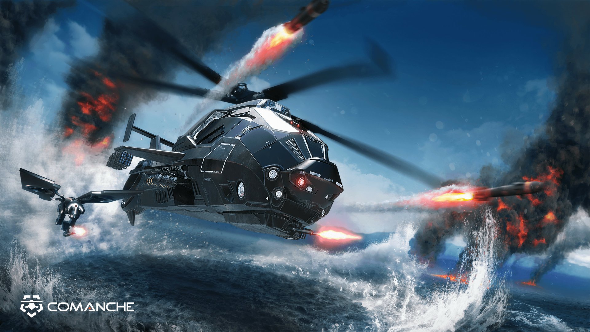Download Attack Helicopter Helicopter Comanche (Video Game) Video Game 4k Ultra HD Wallpaper