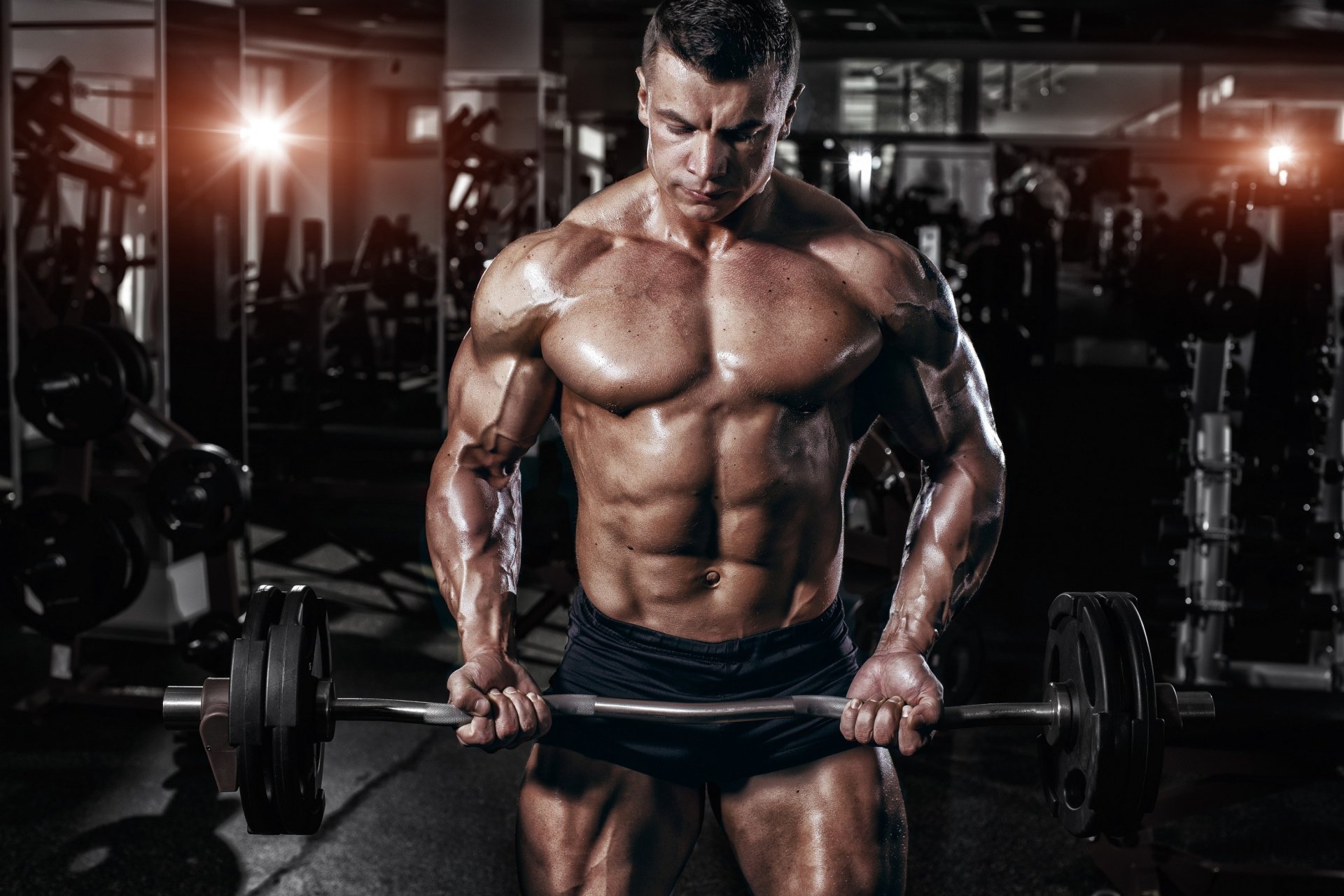 Download Gym Bodybuilder Muscle Bodybuilding Sports HD Wallpaper