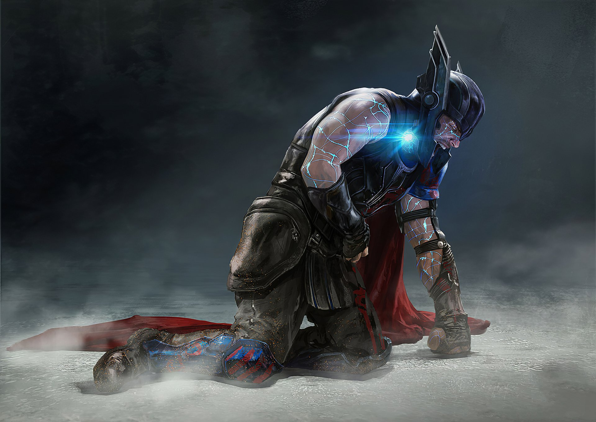 Download Comic Thor HD Wallpaper by Aleksi Briclot