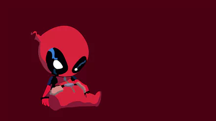 minimalist Comic Deadpool Minimalist Comic HD Desktop Wallpaper | Background Image
