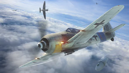 warplane aircraft military Focke-Wulf Fw 190 HD Desktop Wallpaper | Background Image