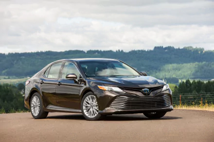 compact car black car car Toyota vehicle Toyota Camry HD Desktop Wallpaper | Background Image