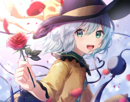 Koishi Komeiji Anime Touhou HD Desktop Wallpaper | Background Image