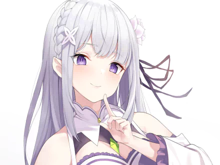 Emilia (Re:ZERO) Anime Re:Zero - Starting Life in Another World HD Desktop Wallpaper | Background Image