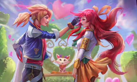  Battle Academy Ezreal and Lux by Tony Maverick