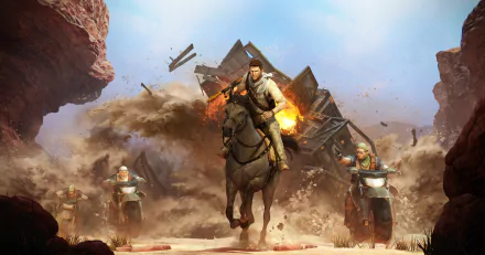 Nathan Drake video game Uncharted 3: Drake's Deception HD Desktop Wallpaper | Background Image