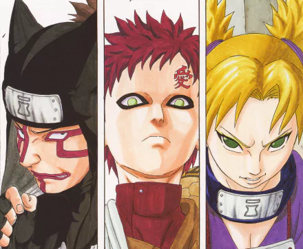 Temari (Naruto) Kankurō (Naruto) Gaara (Naruto) Anime Naruto HD Desktop Wallpaper | Background Image