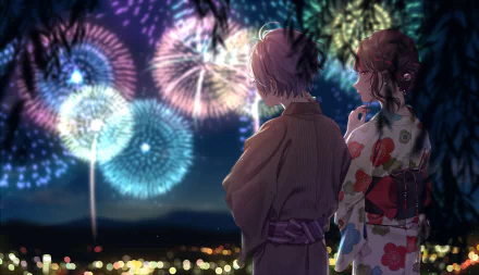 Nazuna Oikawa Anime Uchiage Hanabi, Shita kara Miru ka? Yoko kara Miru ka? HD Desktop Wallpaper | Background Image
