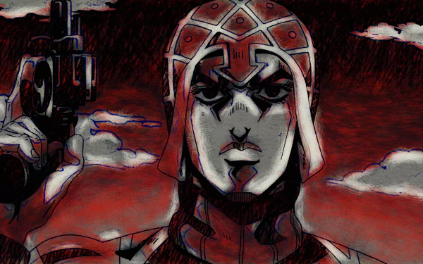 Guido Mista Anime Jojo's Bizarre Adventure HD Desktop Wallpaper | Background Image
