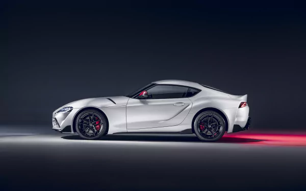 silver car car Toyota vehicle Toyota GR Supra HD Desktop Wallpaper | Background Image