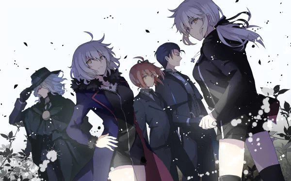 Sherlock Holmes (Fate/Grand Order) Edmond Dantes (Fate/Grand Order) Fujimaru Ritsuka Saber Alter Artoria Pendragon Jeanne d'Arc Alter Avenger (Fate/Grand Order) Anime Fate/Grand Order HD Desktop Wallpaper | Background Image
