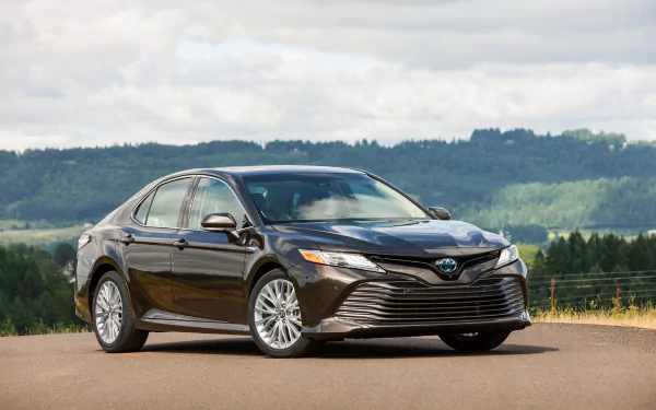 compact car black car car Toyota vehicle Toyota Camry HD Desktop Wallpaper | Background Image