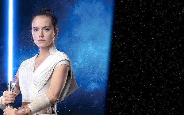Movie Star Wars: The Rise of Skywalker Star Wars Rey Daisy Ridley Lightsaber HD Wallpaper | Background Image