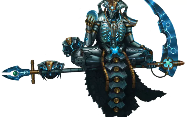  Necron Overlord by L J Koh