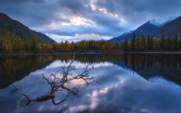 Earth Lake Lakes Nature Reflection HD Wallpaper | Background Image