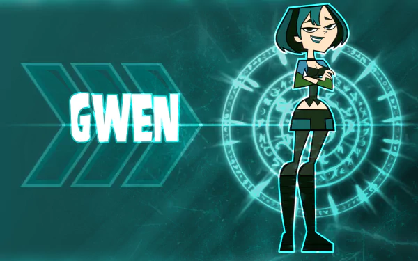  Gwen (Teal Background)