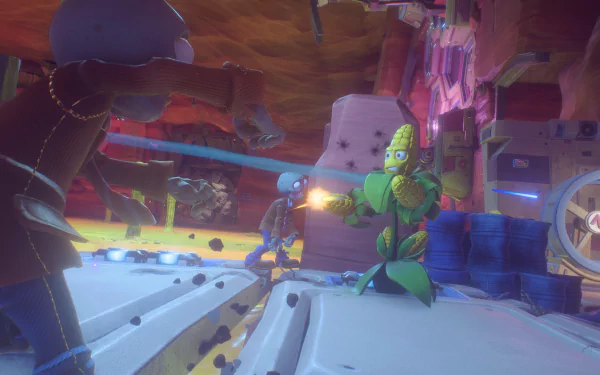 Plants Vs. Zombies video game Plants vs. Zombies: Battle for Neighborville HD Desktop Wallpaper | Background Image