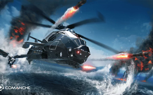 attack helicopter helicopter Comanche (Video Game) video game HD Desktop Wallpaper | Background Image