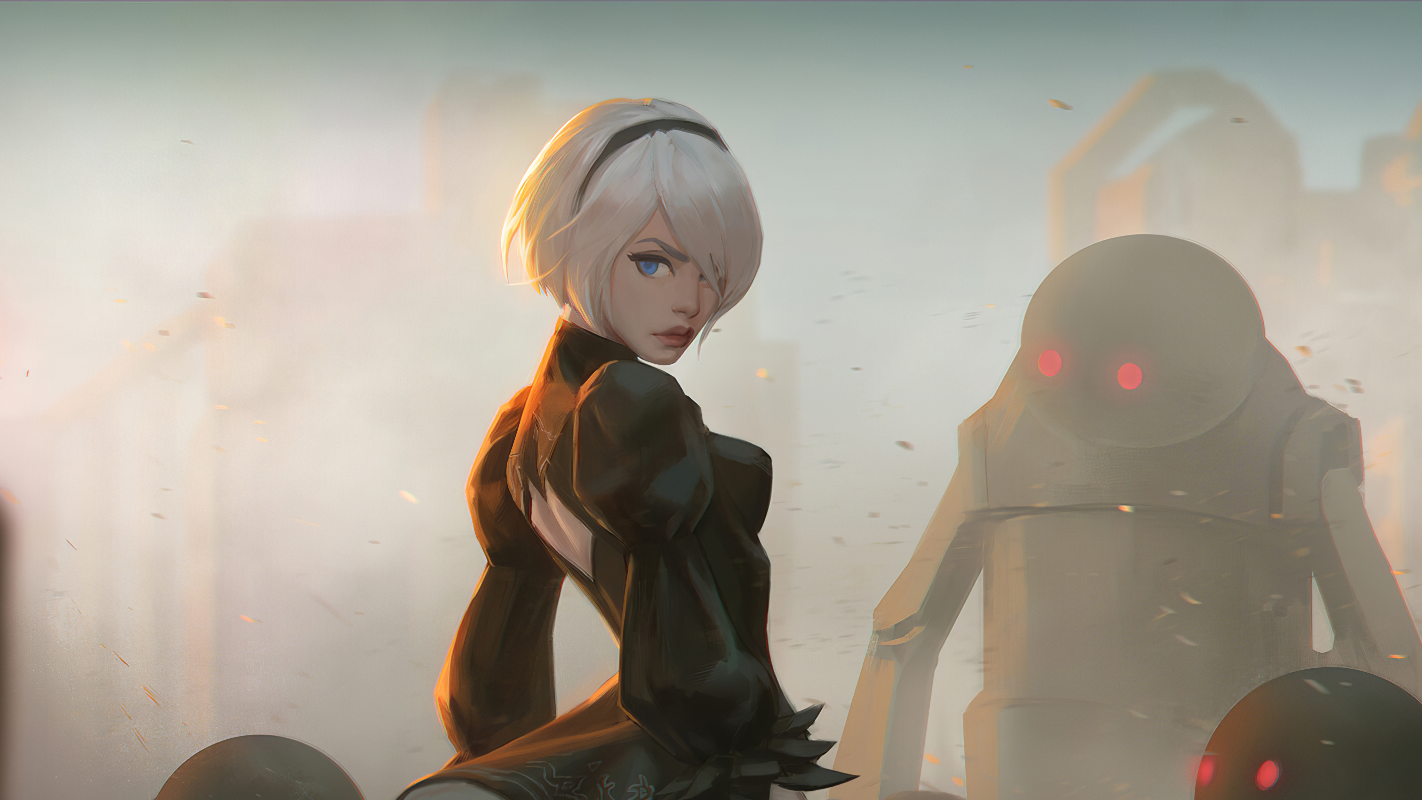 Video Game NieR: Automata HD Wallpaper by Lucia Hsiang