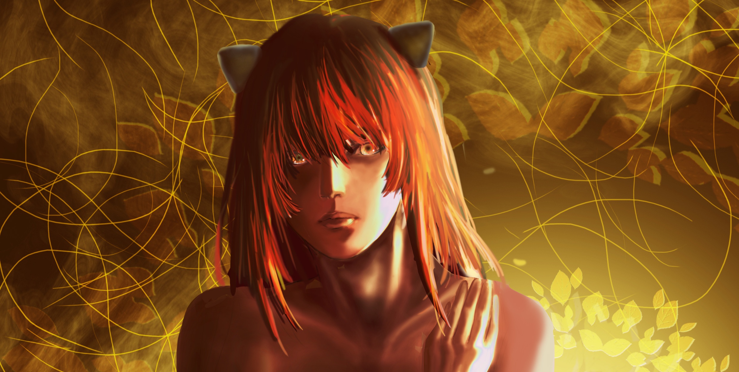 Elfen Lied Hd Wallpaper Background Image 2480x1249 Id 1072110