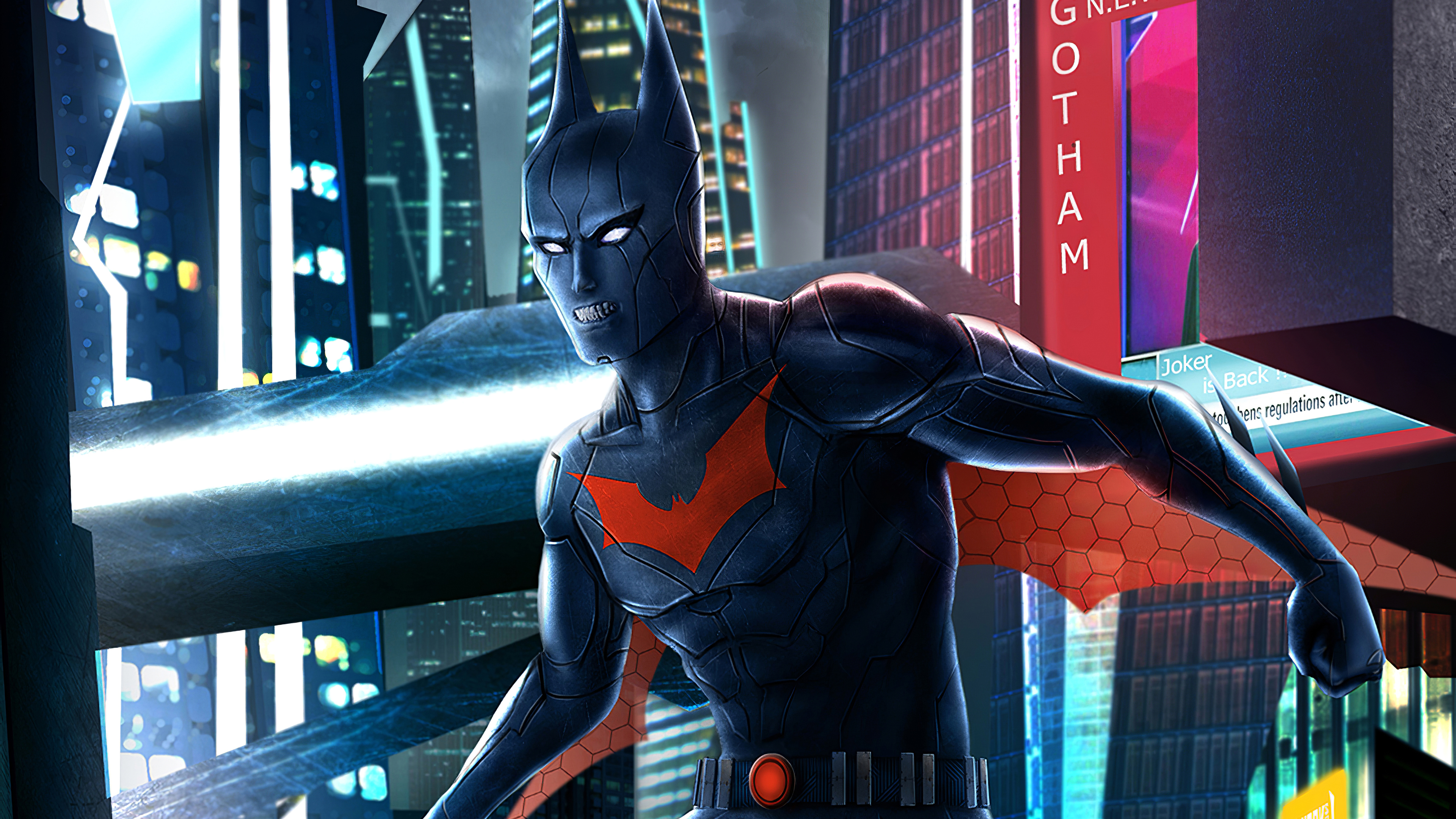Batman Beyond 4k Ultra HD Wallpaper by TumTist