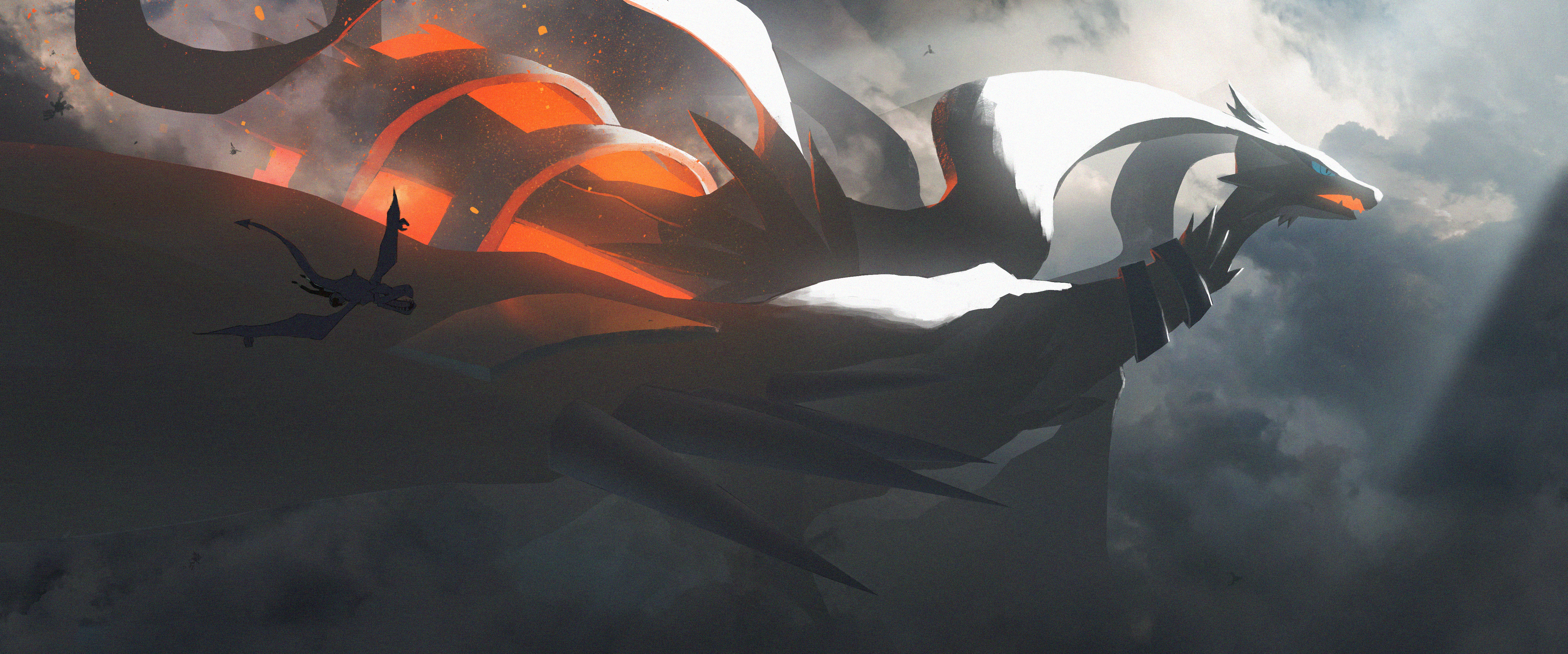 Reshiram HD Anime Pokémon Fondo de pantalla por あすてろid