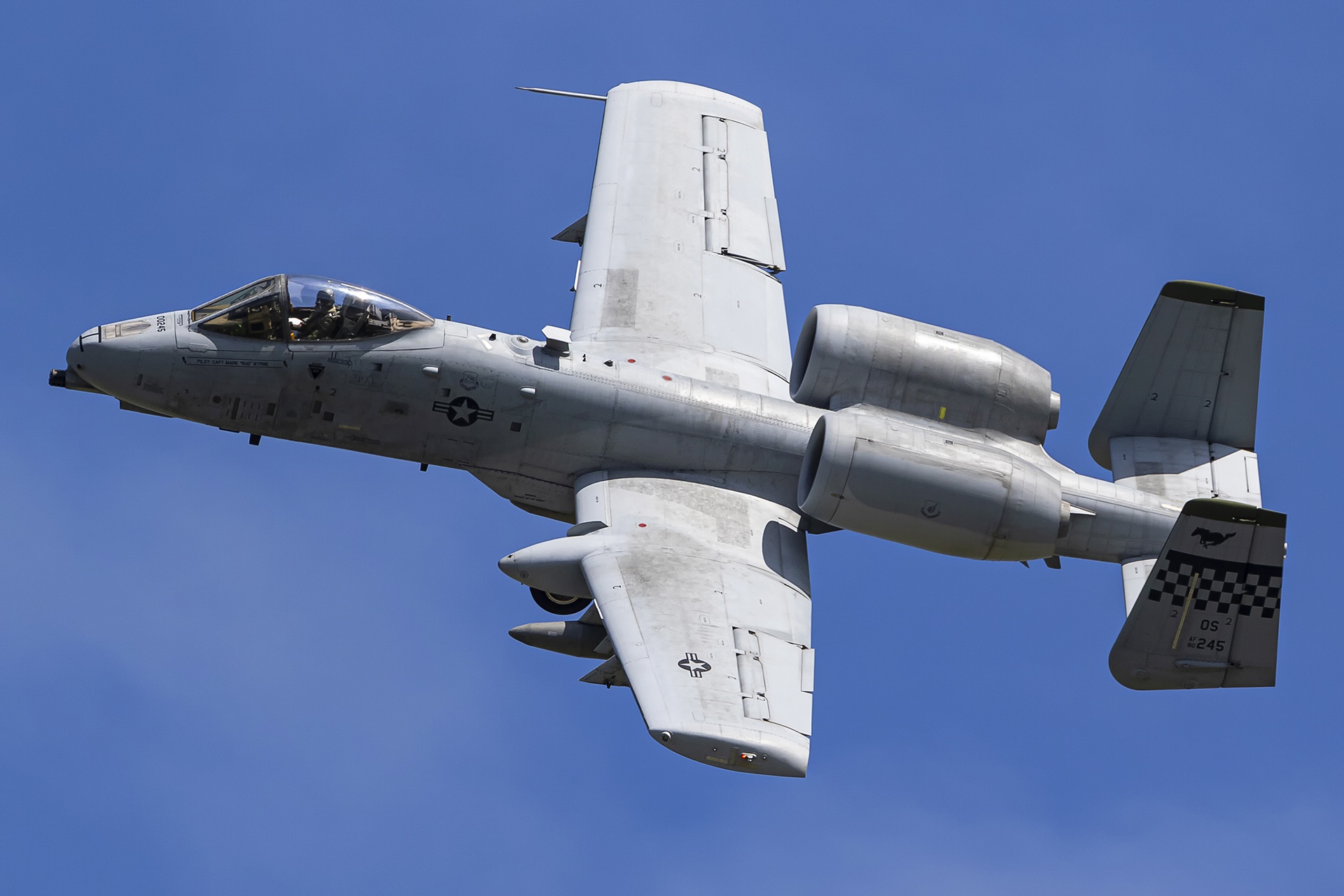 Download Warplane Aircraft Jet Fighter Military Fairchild Republic A10 Thunderbolt II HD Wallpaper