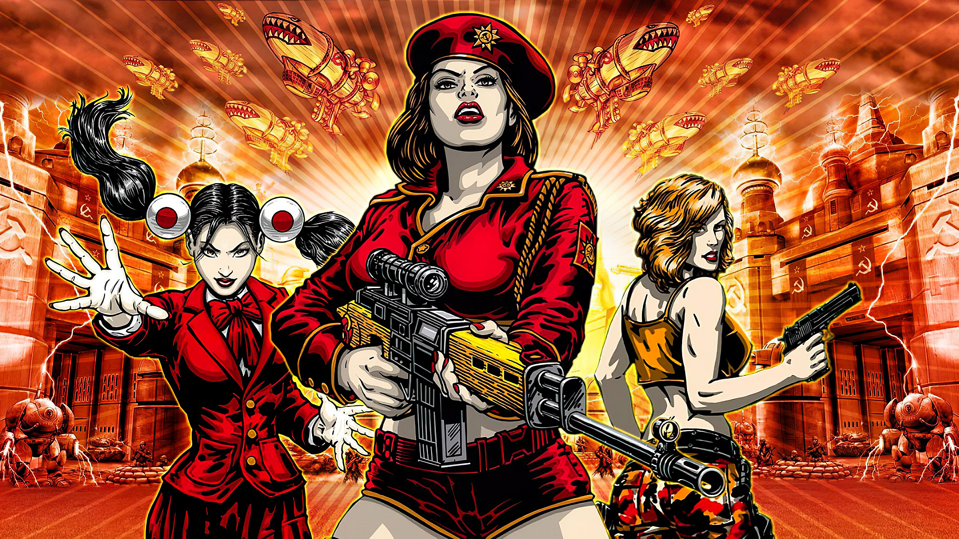 Video Game Command & Conquer: Red Alert 3 HD Wallpaper | Background Image