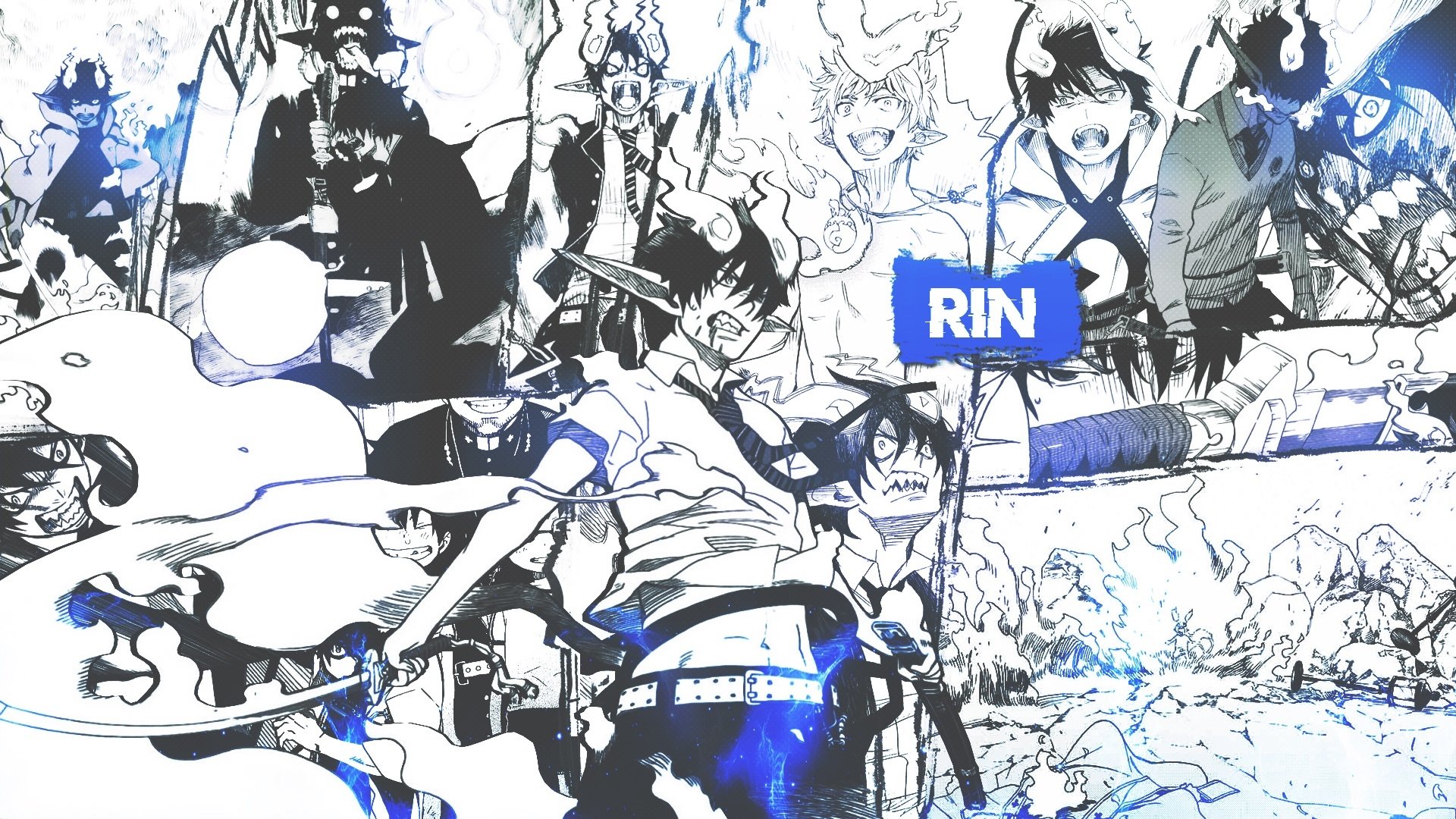 Blue Exorcist HD Wallpaper | Background Image | 1920x1080