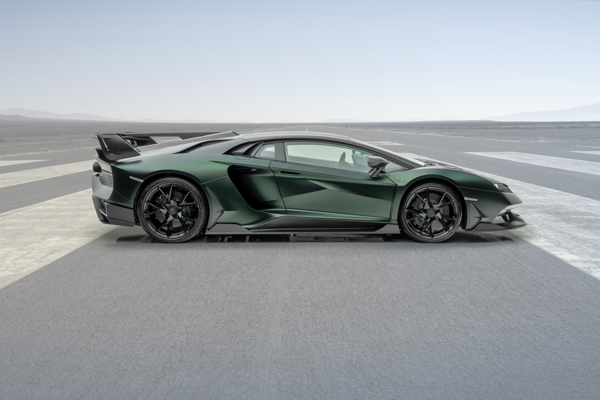 Download Supercar Car Lamborghini Lamborghini Aventador Lamborghini Aventador SVJ Vehicle Mansory Cabrera 8k Ultra HD Wallpaper