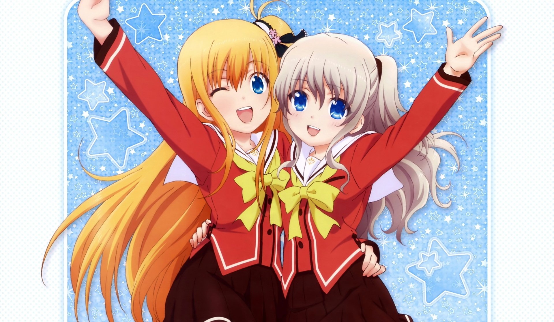 Download Yusa Kurobane Nao Tomori Anime Charlotte HD Wallpaper