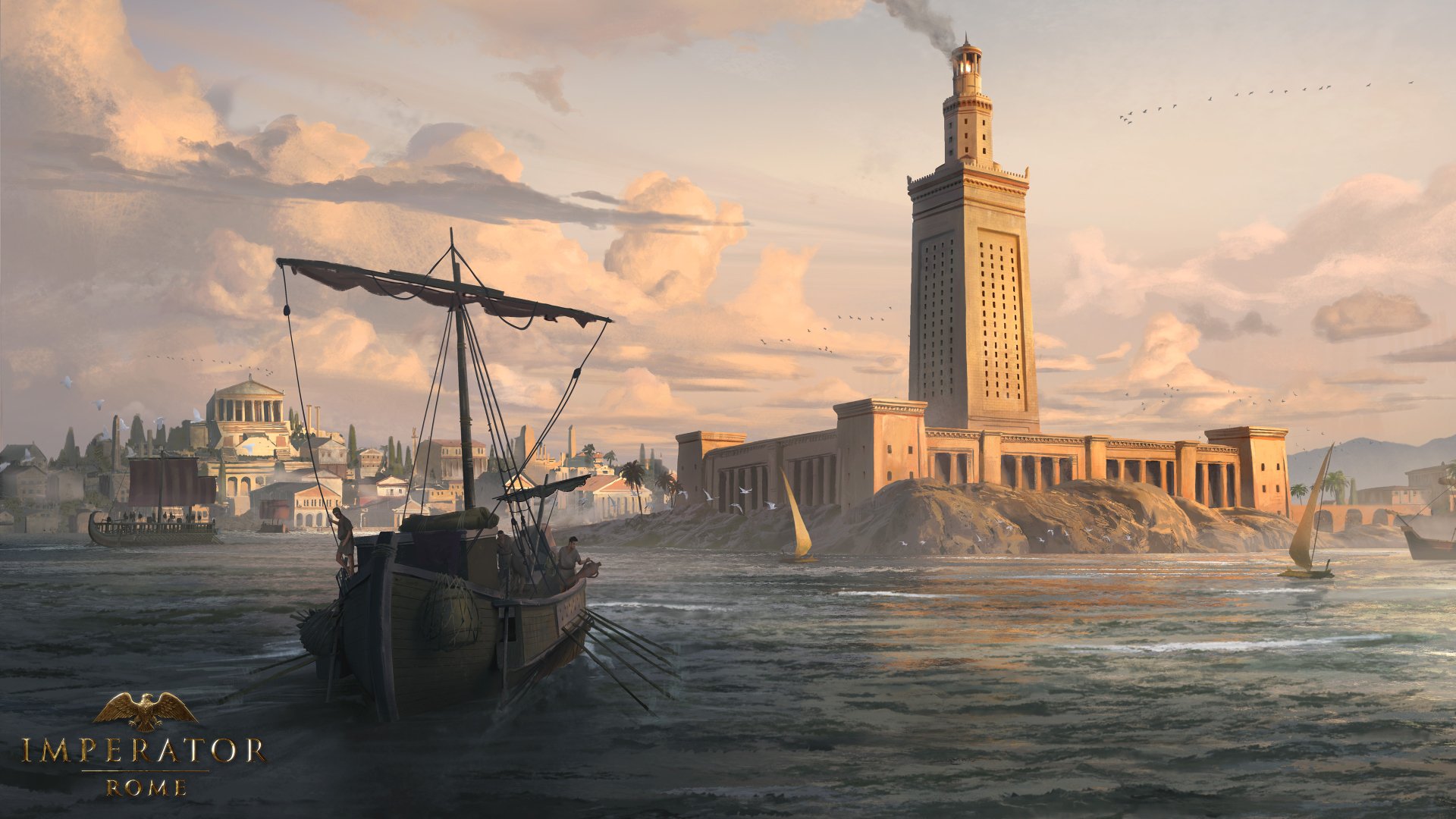 Download Boat Video Game Imperator: Rome 4k Ultra HD Wallpaper