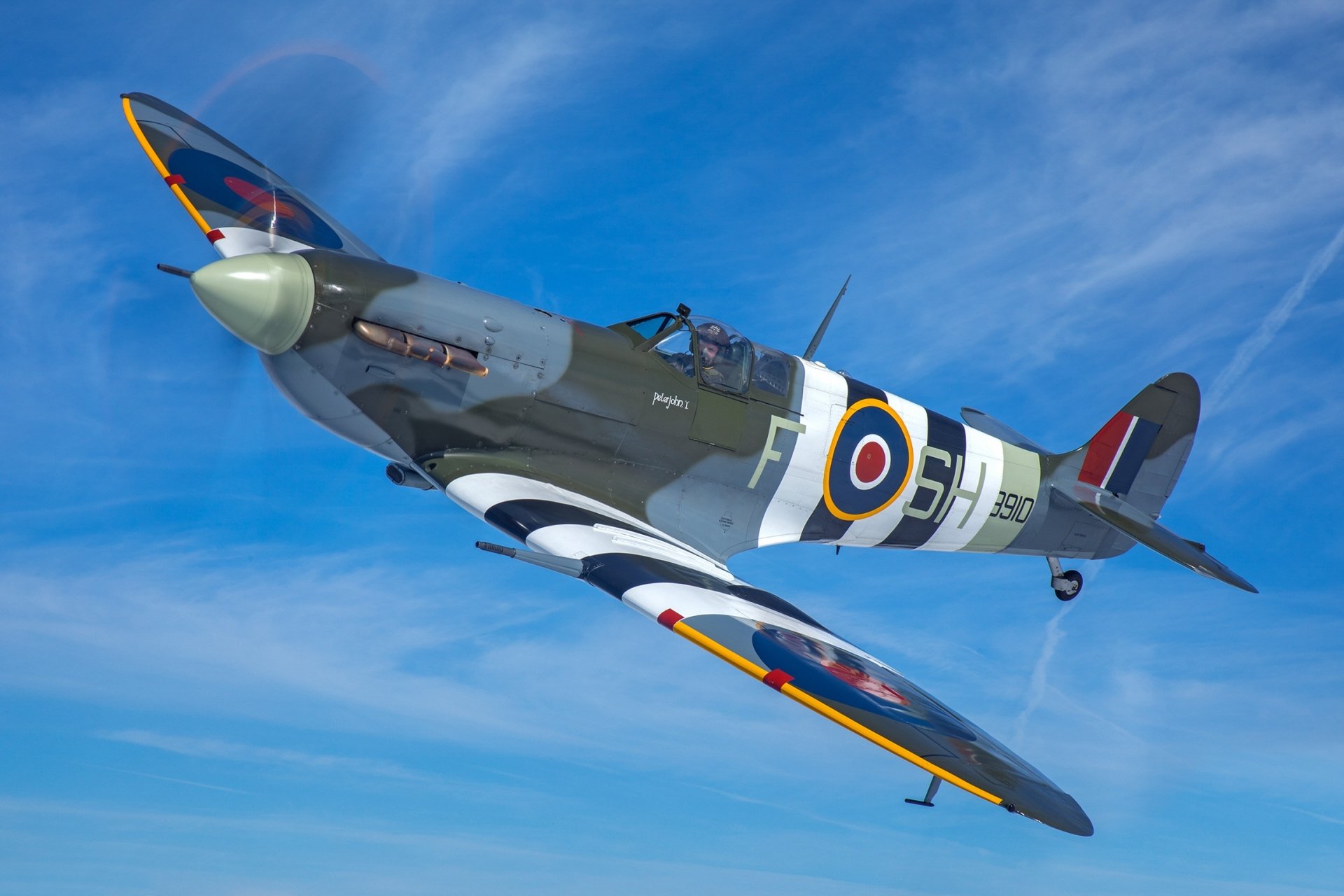 Download Warplane Aircraft Military Supermarine Spitfire HD Wallpaper