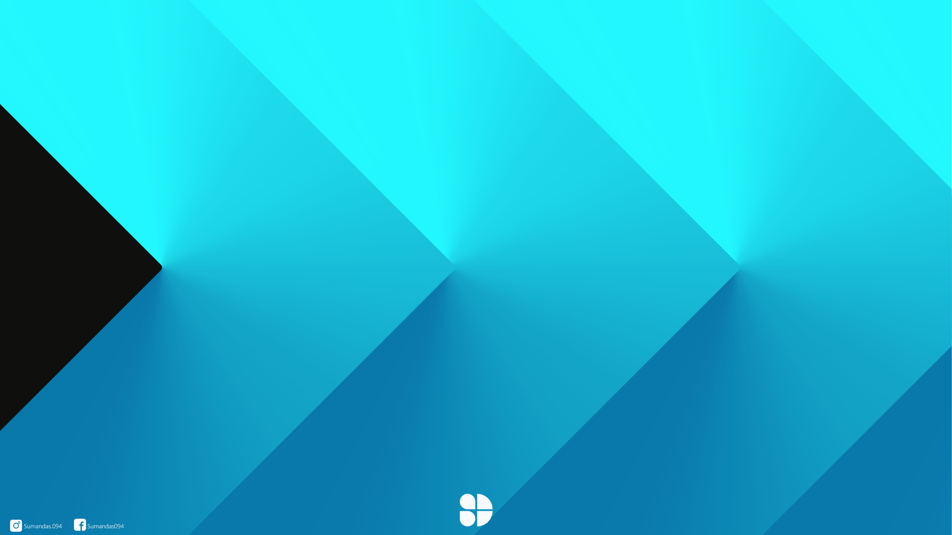 Abstract blue triangle wallpaper by sumandas094 by suman094