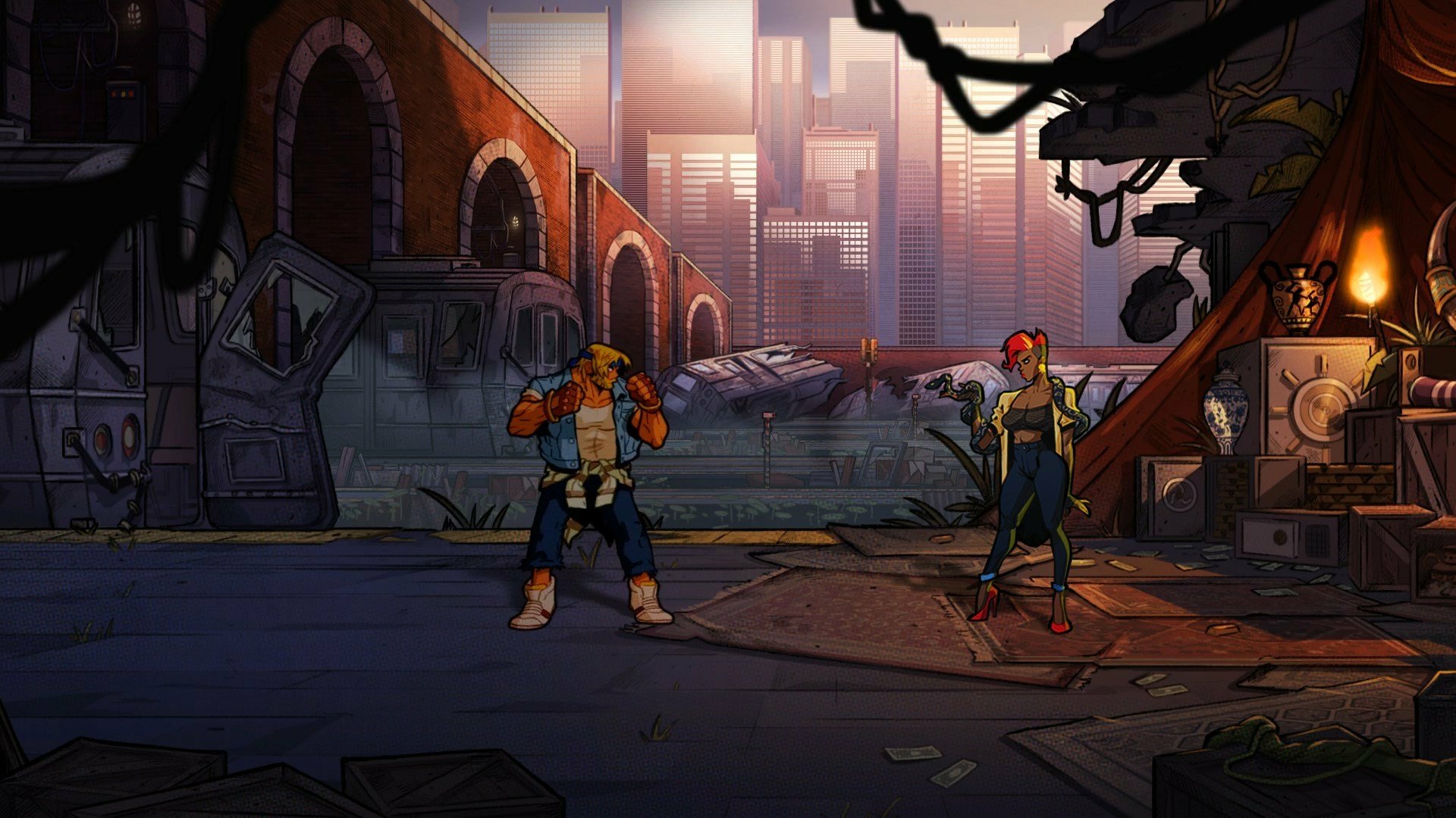Download Video Game Streets Of Rage 4 HD Wallpaper