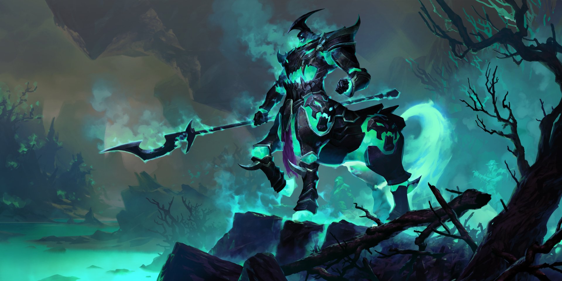 Download Hecarim (League Of Legends) Video Game Legends Of Runeterra HD Wallpaper by Michal Ivan