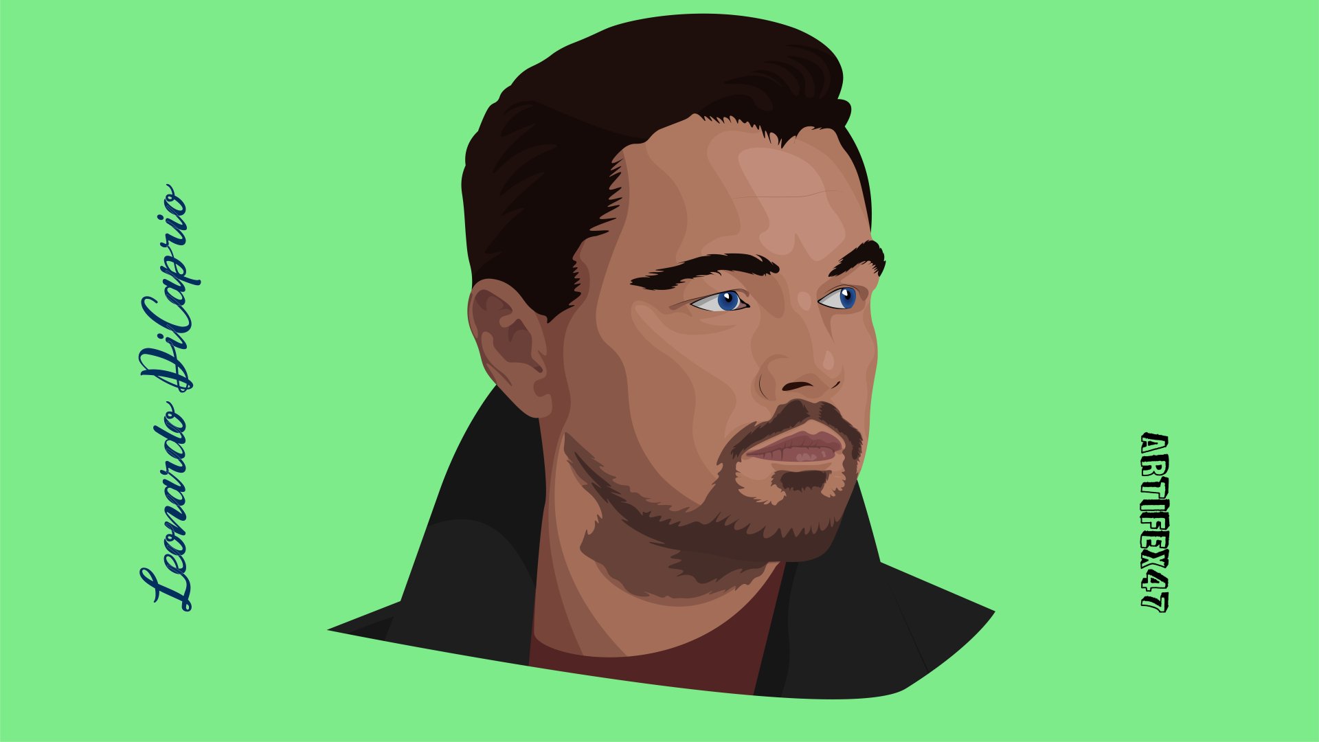 Download Vector Celebrity Leonardo Dicaprio 8k Ultra HD Wallpaper by ayushp_0312