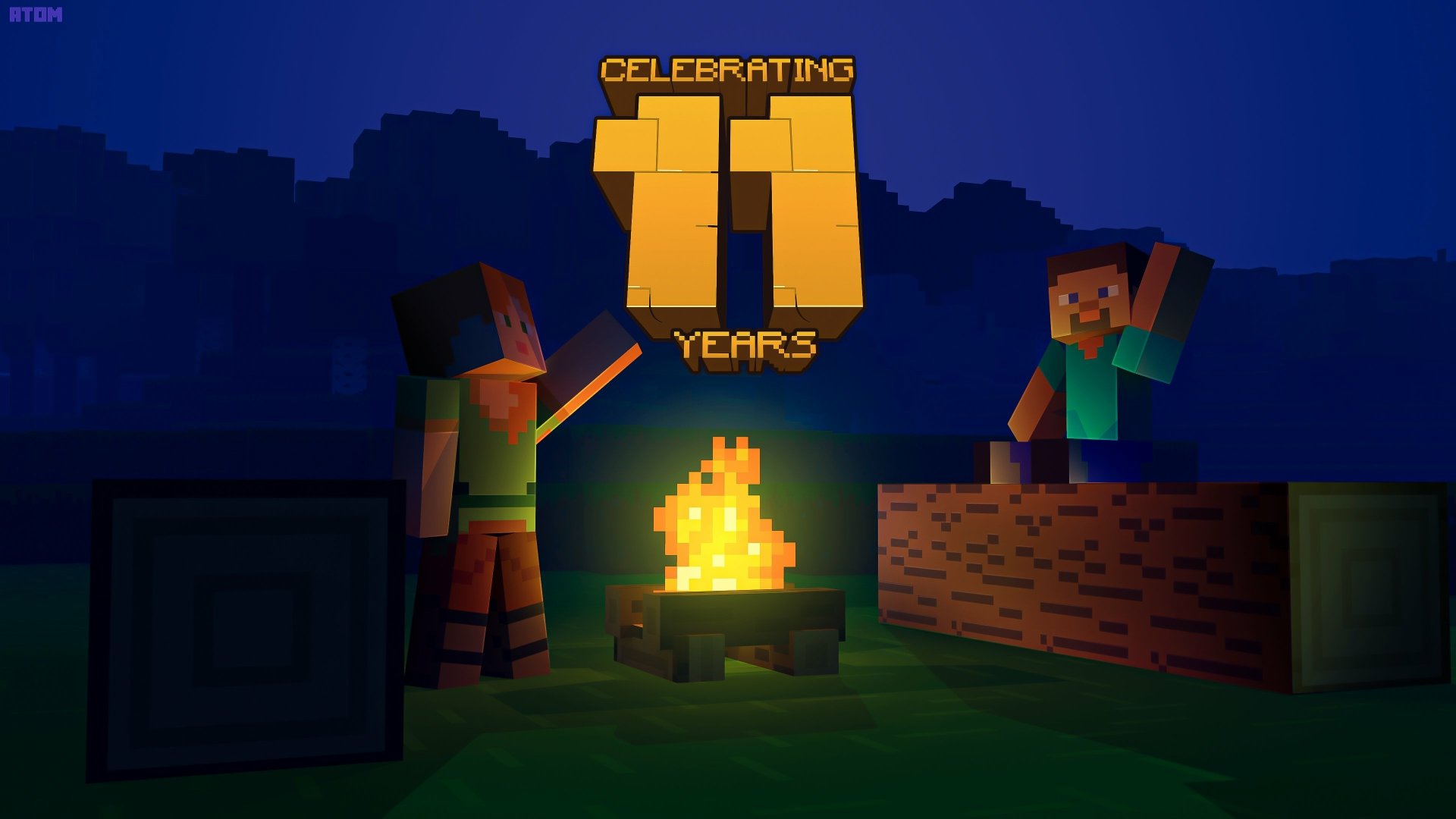 Minecraft 11th Anniversary 4k Ultra HD Wallpaper