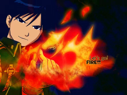 Roy Mustang Anime Fullmetal Alchemist HD Desktop Wallpaper | Background Image