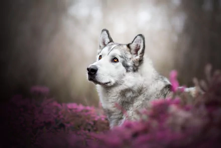 depth of field dog Animal alaskan malamute HD Desktop Wallpaper | Background Image